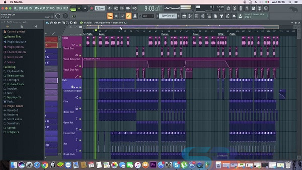 studio recording for mac with midi support